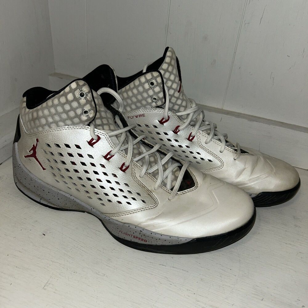 Nike Air Jordan Rising High Top Shoes Mens 11 Flight Speed Flywire Basketball